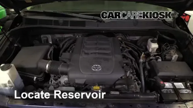 2012 Toyota Tundra Limited 5.7L V8 Crew Cab Pickup Líquido limpiaparabrisas Agregar líquido